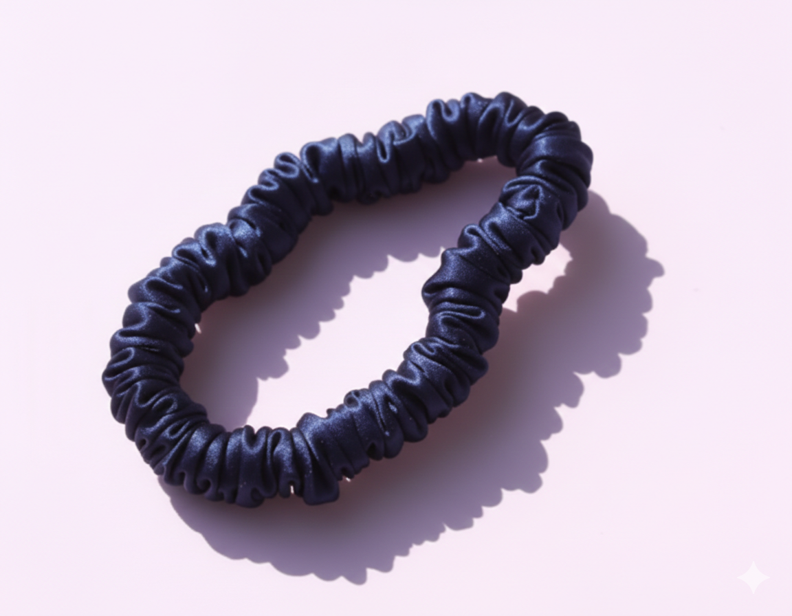 Scrunchies in seta di gelso